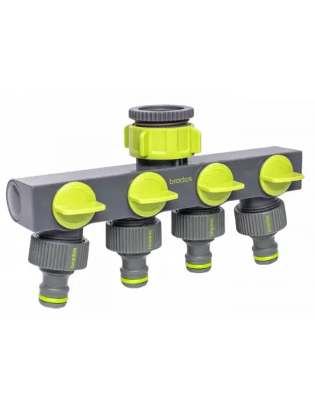Розподільник Bradas Lime Line LE-03033K із чотирма кранами