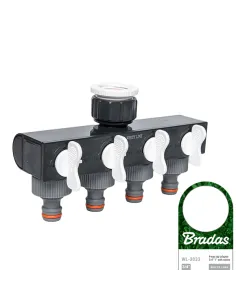 Распределитель Bradas White Line WL-3033 с четырьмя кранами