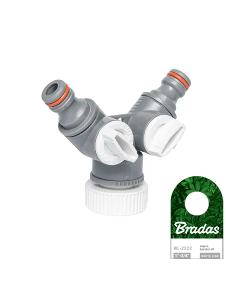 Трійник для конектора Bradas White Line WL-2222 із краном