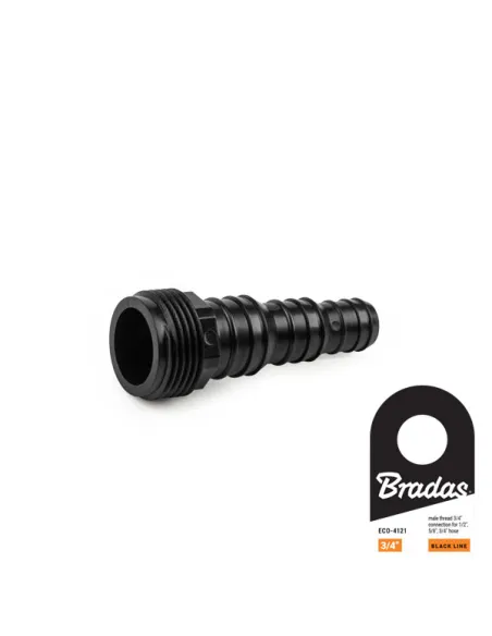 Универсальное соединение для шлангов Bradas ECO-4121 0,5 х 0,6 х 0,75 дюйма Универсальное соединение для шлангов Bradas ECO-4121 0,5 х 0,6 х 0,75 дюйма