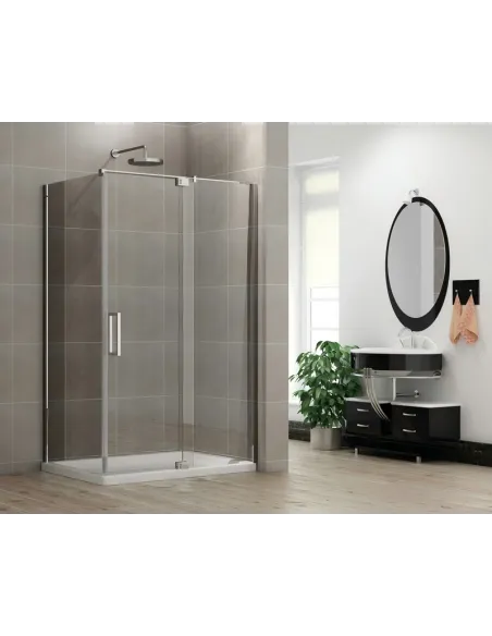 Душова кабіна без піддону Koer SR SC02-100x80x200-TR-01, прямокутна