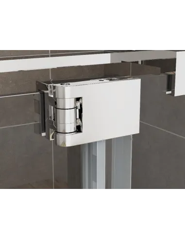 Душевая кабина без поддона Koer SR SC02-100x80x200-TR-01, прямоугольная