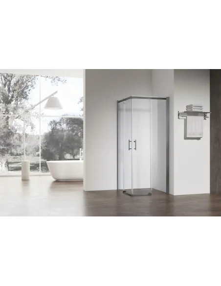 Душевая кабина без поддона Koer SR SC03-90x90x200-TR-07, квадратная