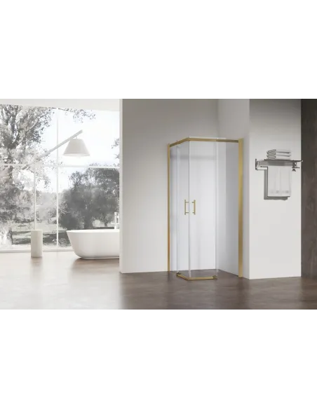 Душова кабіна без піддону Koer SR SC03-90x90x200-TR-12, квадратна