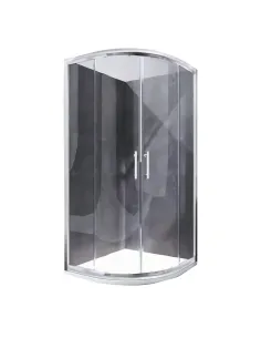 Душевая кабина без поддона Koer SR SC04-100x100x195-TR-01, полукруглая