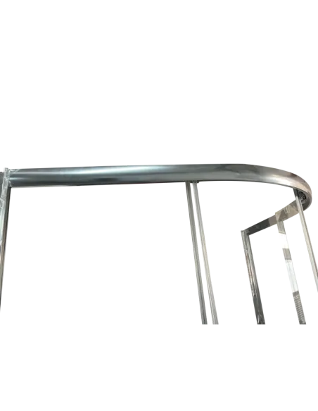 Душевая кабина без поддона Koer SR SC04-90x90x195-TR-01, полукруглая