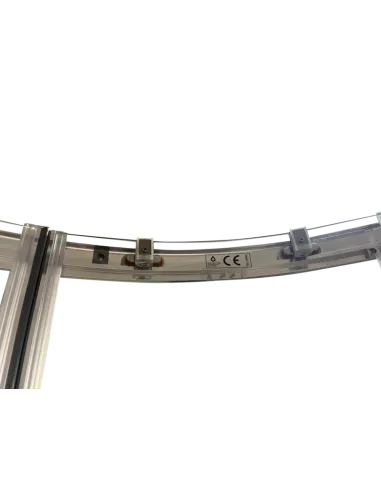 Душова кабіна без піддону Koer SR SC04-90x90x195-TR-01, напівкругла