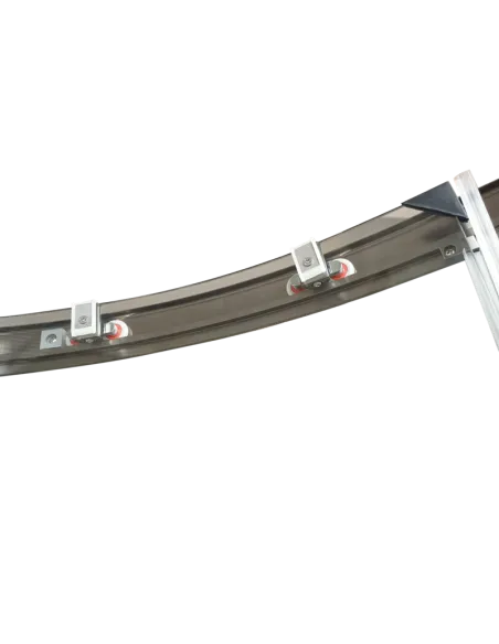 Душевая кабина без поддона Koer SR SC04-90x90x195-TR-07, полукруглая