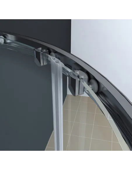 Душова кабіна без піддону Koer SR SC04-90x90x195-TR-07, напівкругла Душова кабіна без піддону Koer SR SC04-90x90x195-TR-07, напівкругла