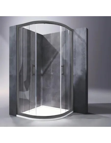 Душова кабіна без піддону Koer SR SC04-90x90x195-TR-07, напівкругла Душова кабіна без піддону Koer SR SC04-90x90x195-TR-07, напівкругла