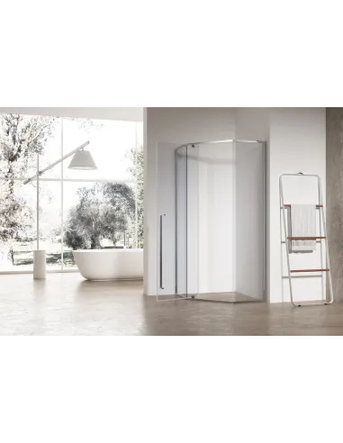 Душевая кабина без поддона Koer SR SC06-90x90x200-TR-01, пятиугольная