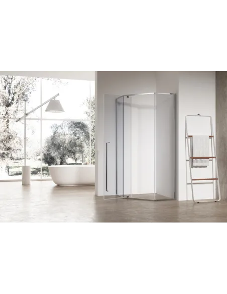 Душевая кабина без поддона Koer SR SC06-90x90x200-TR-01, пятиугольная