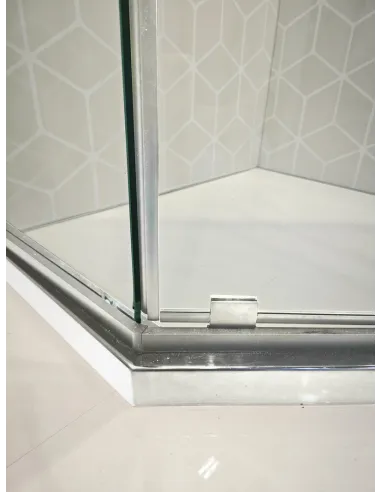 Душова кабіна без піддону Koer SR SC06-90x90x200-TR-01, п`ятикутна