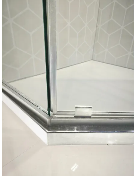 Душевая кабина без поддона Koer SR SC06-90x90x200-TR-01, пятиугольная