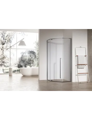 Душевая кабина без поддона Koer SR SC06-90x90x200-TR-07, пятиугольная