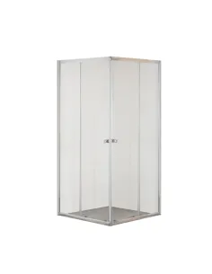 Душевая кабина без поддона Mixxus Cubic SC01-90x90x185-TR Chrome, квадратная