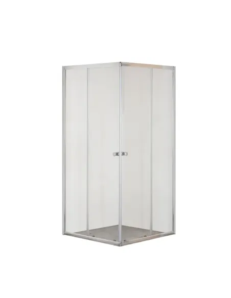 Душевая кабина без поддона Mixxus Cubic SC01-90x90x185-TR Chrome, квадратная