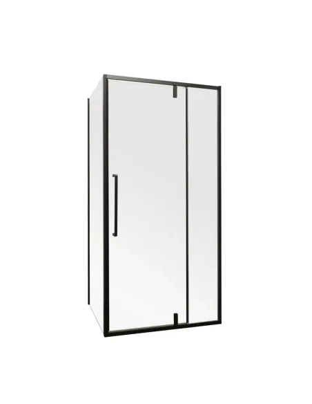 Душова кабіна без піддону Mixxus Premium Bevel SC01-100x80x195-TR Black, прямокутна Душова кабіна без піддону Mixxus Premium Bevel SC01-100x80x195-TR Black, прямокутна