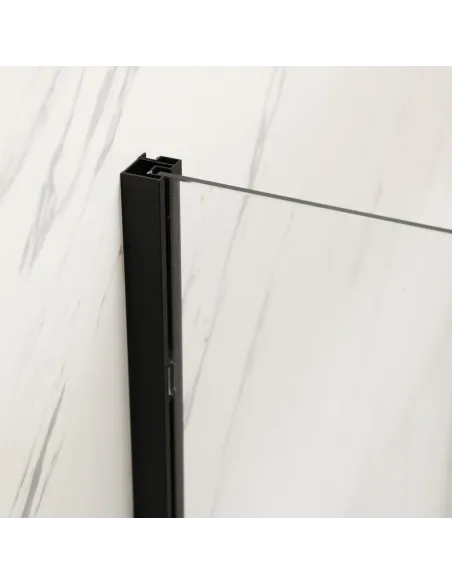 Душова кабіна без піддону Mixxus Premium Bevel SC01-100x80x195-TR Black, прямокутна Душова кабіна без піддону Mixxus Premium Bevel SC01-100x80x195-TR Black, прямокутна