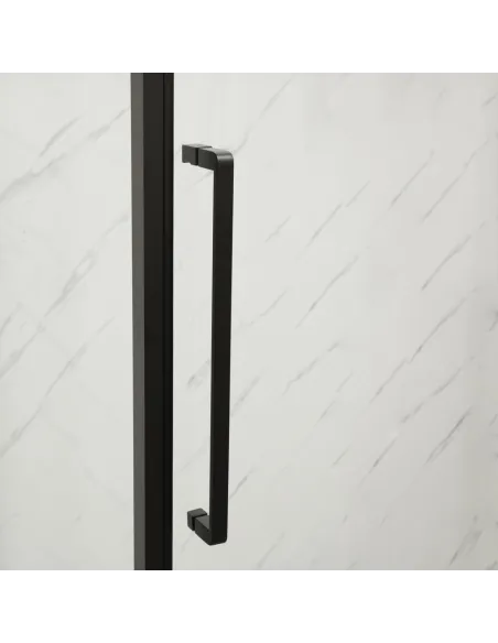 Душова кабіна без піддону Mixxus Premium Bevel SC01-100x80x195-TR Black, прямокутна Душова кабіна без піддону Mixxus Premium Bevel SC01-100x80x195-TR Black, прямокутна