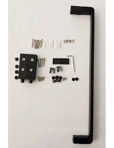 Душова кабіна без піддону Mixxus Premium Bevel SC01-100x80x195-TR Black, прямокутна