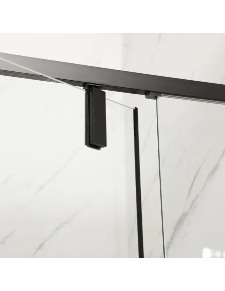 Душова кабіна без піддону Mixxus Premium Bevel SC01-100x80x195-TR Black, прямокутна Душова кабіна без піддону Mixxus Premium Bevel SC01-100x80x195-TR Black, прямокутна