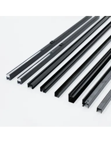 Душова кабіна без піддону Mixxus Premium Bevel SC01-100x80x195-TR Black, прямокутна