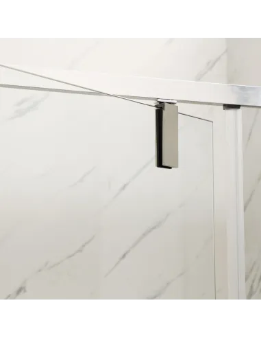 Душевая кабина без поддона Mixxus Premium Bevel SC01-100x80x195-TR Chrome, прямоугольная