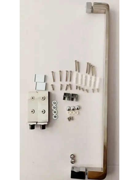 Душова кабіна без піддону Mixxus Premium Bevel SC01-100x80x195-TR Chrome, прямокутна Душова кабіна без піддону Mixxus Premium Bevel SC01-100x80x195-TR Chrome, прямокутна