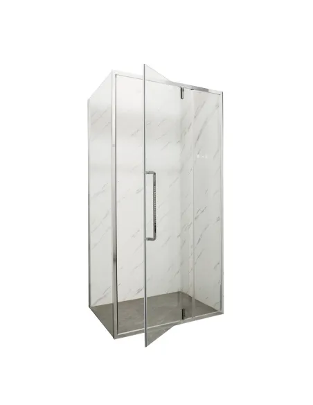 Душевая кабина без поддона Mixxus Premium Bevel SC01-120x80x195-TR Chrome, прямоугольная Душевая кабина без поддона Mixxus Premium Bevel SC01-120x80x195-TR Chrome, прямоугольная