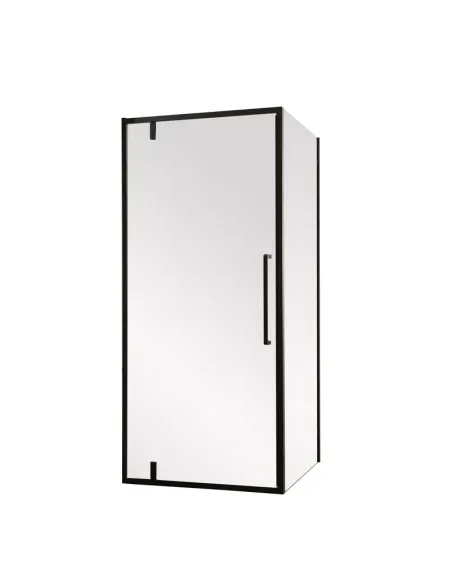 Душова кабіна без піддону Mixxus Premium Bevel SC01-90x90x195-TR Black, квадратна Душова кабіна без піддону Mixxus Premium Bevel SC01-90x90x195-TR Black, квадратна