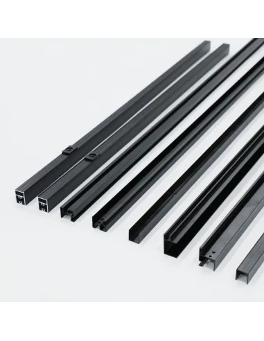 Душова кабіна без піддону Mixxus Premium Bevel SC01-90x90x195-TR Black, квадратна