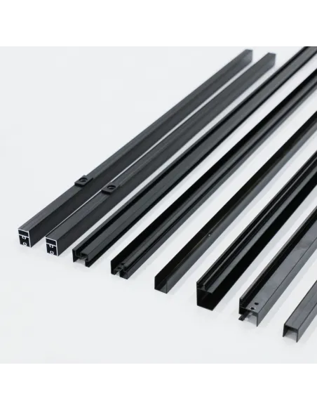 Душова кабіна без піддону Mixxus Premium Bevel SC01-90x90x195-TR Black, квадратна Душова кабіна без піддону Mixxus Premium Bevel SC01-90x90x195-TR Black, квадратна