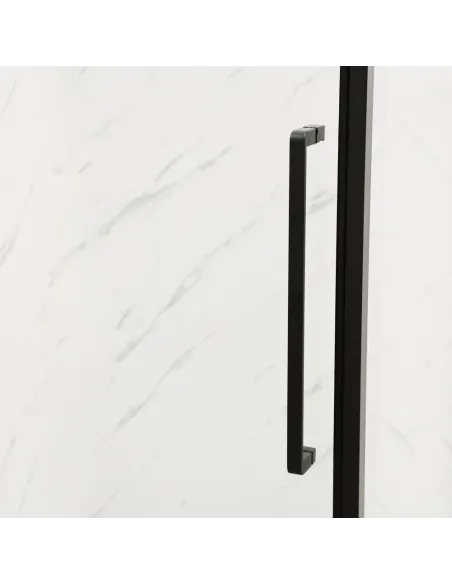 Душевая кабина без поддона Mixxus Premium Bevel SC01-90x90x195-TR Black, квадратная