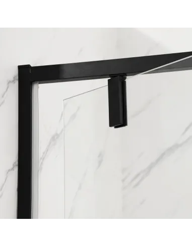 Душевая кабина без поддона Mixxus Premium Bevel SC01-90x90x195-TR Black, квадратная