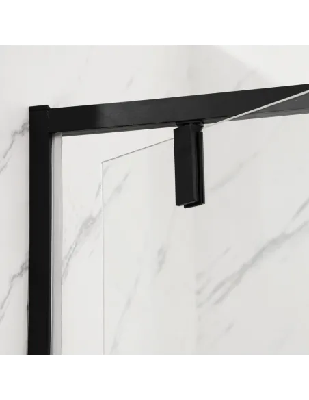 Душова кабіна без піддону Mixxus Premium Bevel SC01-90x90x195-TR Black, квадратна Душова кабіна без піддону Mixxus Premium Bevel SC01-90x90x195-TR Black, квадратна