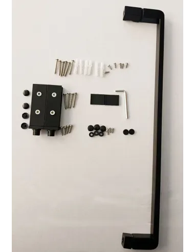 Душова кабіна без піддону Mixxus Premium Bevel SC01-90x90x195-TR Black, квадратна