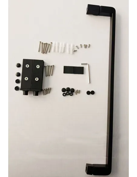 Душова кабіна без піддону Mixxus Premium Bevel SC01-90x90x195-TR Black, квадратна Душова кабіна без піддону Mixxus Premium Bevel SC01-90x90x195-TR Black, квадратна