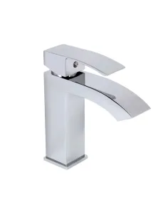 Смеситель для умывальника Q-Tap Swan Cascada QTSWA270CRM45564 Chrome, однорычажный