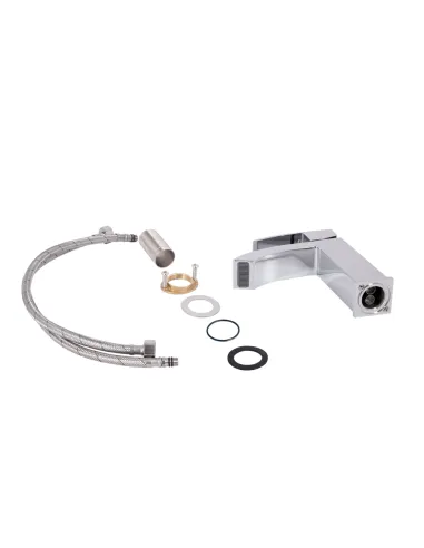 Змішувач для умивальника Q-Tap Swan Cascada QTSWA270CRM45564 Chrome, одноважільний