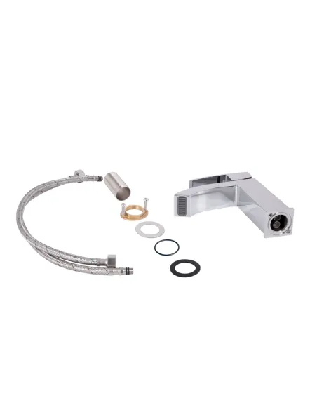 Змішувач для умивальника Q-Tap Swan Cascada QTSWA270CRM45564 Chrome, одноважільний