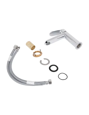 Смеситель для умывальника Q-Tap Evia QTEVI2701CRM47576 Chrome, однорычажный