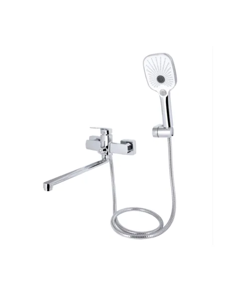 Смеситель для ванны Q-Tap Tern QTTER260CRM47587 Chrome с душевым набором