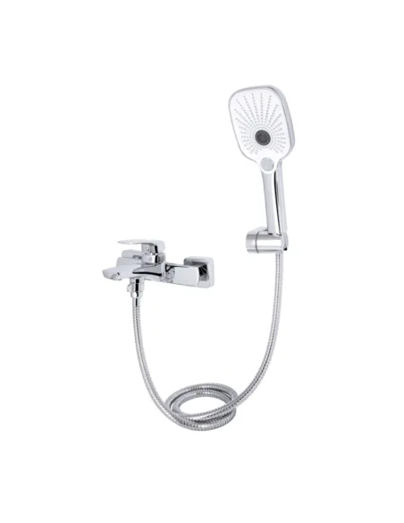 Смеситель для ванны Q-Tap Tern QTTER259CRM47586 Chrome с душевым набором