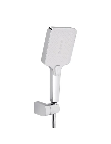Змішувач для ванни Q-Tap Swan Cascada QTSWA260CRW45569 Chrome/White із душовим набором Змішувач для ванни Q-Tap Swan Cascada QTSWA260CRW45569 Chrome/White із душовим набором