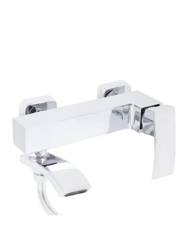 Змішувач для ванни Q-Tap Swan Cascada QTSWA260CRM45565 Chrome з душовим набором