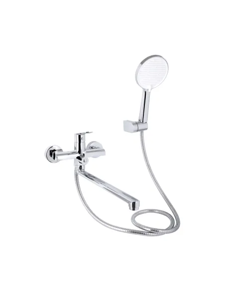 Смеситель для ванны Q-Tap Evia QTEVI260CRM47579 Chrome с душевым набором Смеситель для ванны Q-Tap Evia QTEVI260CRM47579 Chrome с душевым набором