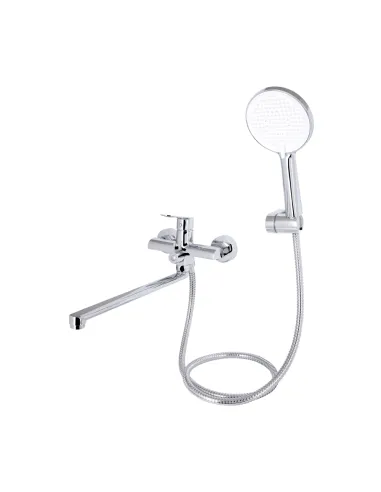 Смеситель для ванны Q-Tap Evia QTEVI260CRM47579 Chrome с душевым набором