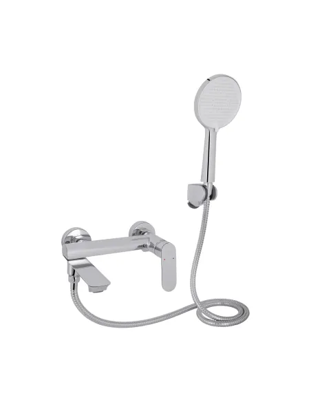 Змішувач для ванни Q-Tap Evia QTEVI260CRM47578 Chrome з душовим набором Змішувач для ванни Q-Tap Evia QTEVI260CRM47578 Chrome з душовим набором
