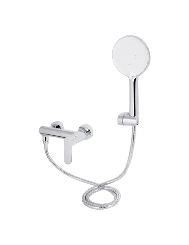 Змішувач для ванни Q-Tap Evia QTEVI260CRM47578 Chrome з душовим набором